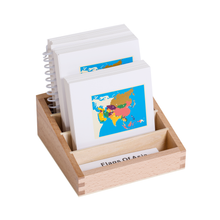 Asia Flags Nomenclature Cards