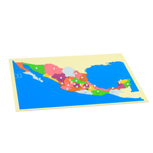 Puzzle Map of Mexico
