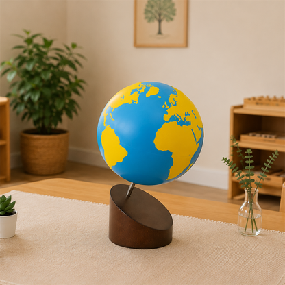 Globe of World Parts (Sandpaper)