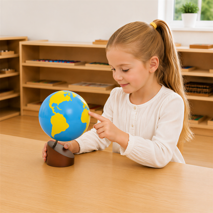Globe of World Parts (Sandpaper)