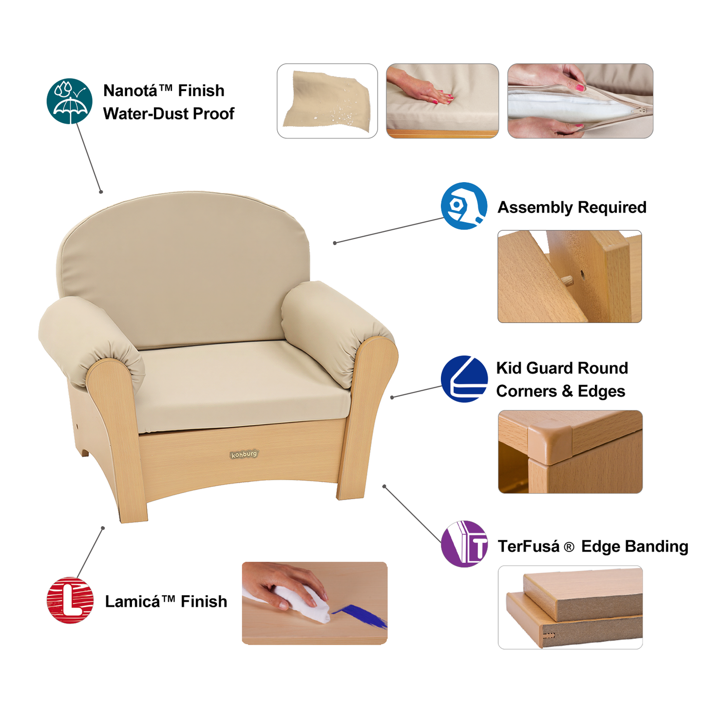 Child's Armchair, Neutral