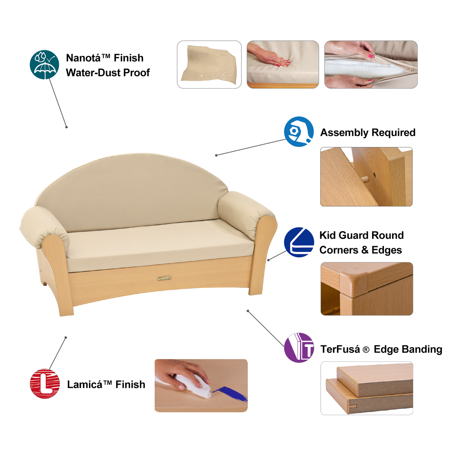 Child's Sofa, Neutral