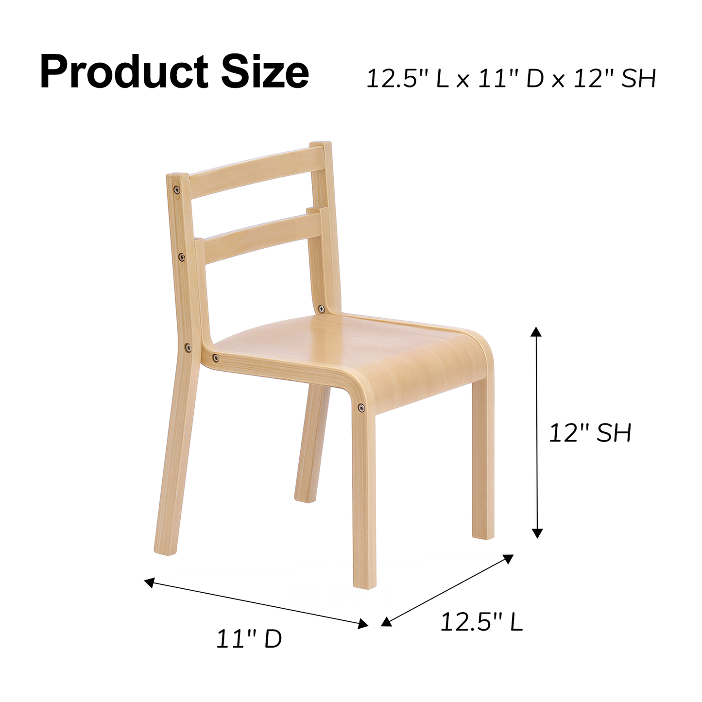 12" Signature Chair (Unassembled)