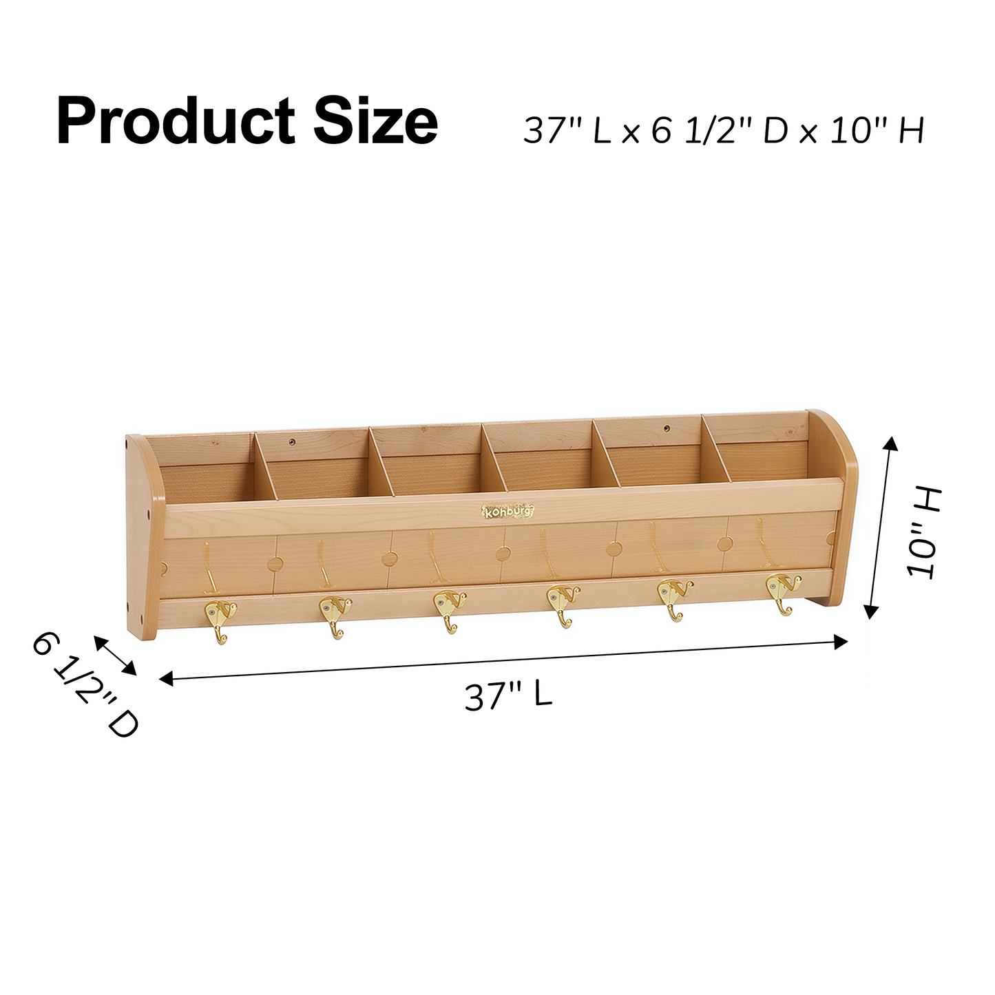 Wall Pegs with Pockets 6