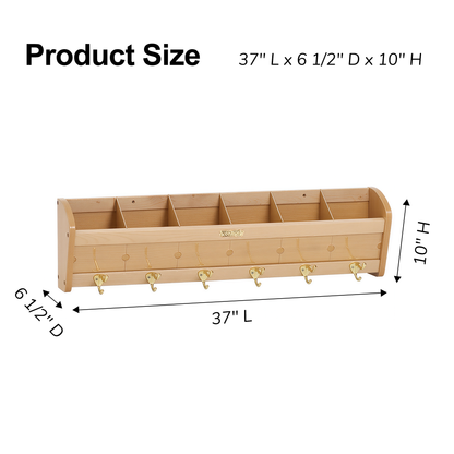 Wall Pegs with Pockets 6