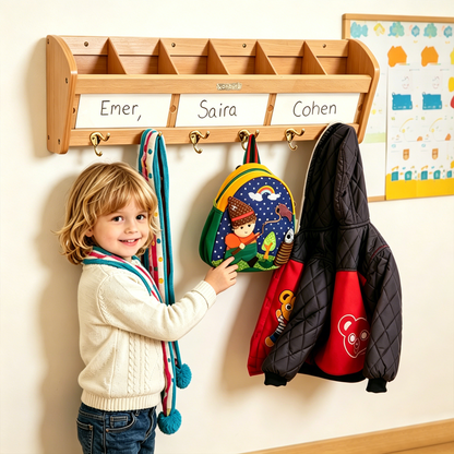 Wall Pegs with Pockets 6