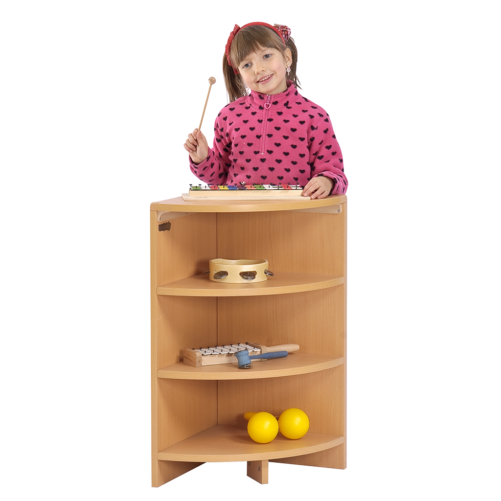 Corner Shelf 28" w/ Two Shelves