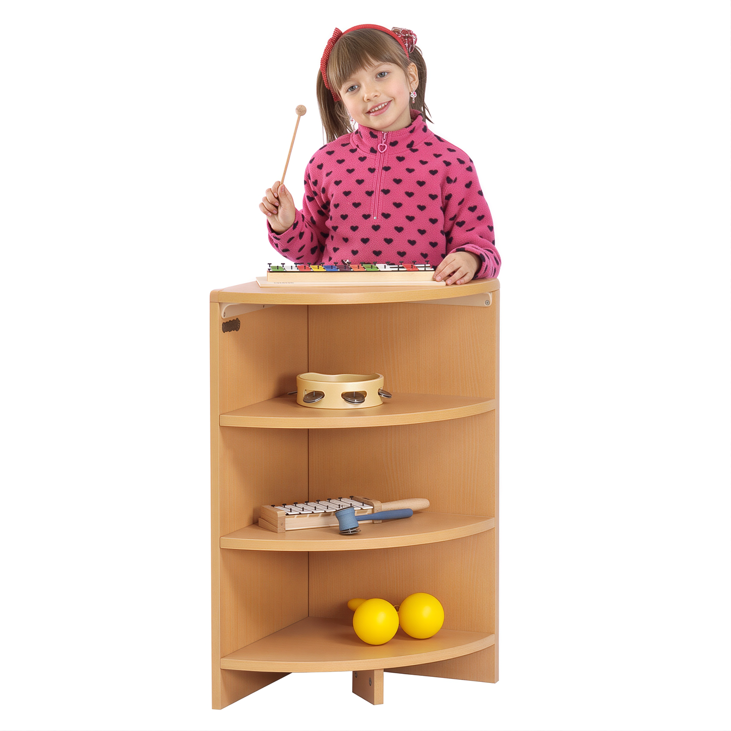 Corner Shelf 28" w/ Two Shelves