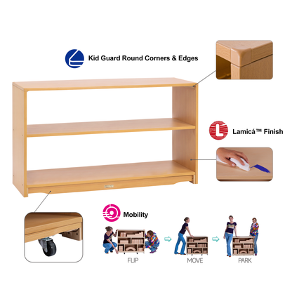 Open Back Shelf 45" x 28" w/ One Shelf