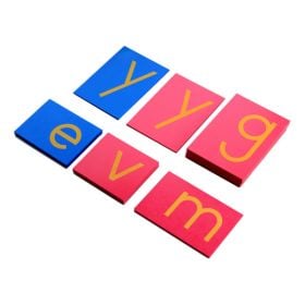 Lower Case Sandpaper Letters - Print