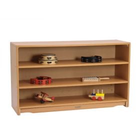 Closed Back Shelf 4' x 28" w/ Two Shelves