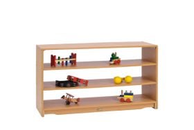 Open Back Shelf 4' x 28" w/ Two Shelves