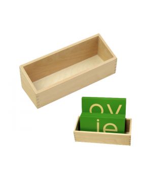 Box for the Lower Case Double Sandpaper Letters