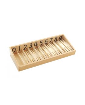 Spindle Box With 45 Spindles (Cursive)