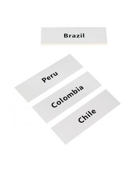 South America Labels