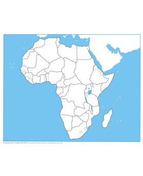 Africa Control Map - Unlabeled